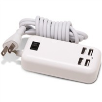 ESK 4口USB充电插排 手机电源适配器 5V/3A输出快速充.报价,怎么样,ESK 4口USB充电插排 手机电源适配器 5V/3A输出快速充.去哪买-IT168产品报价